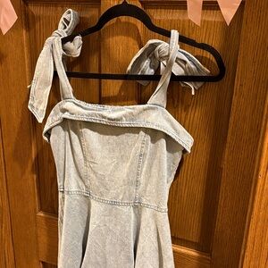 Amazon Light Blue Denim Mini Dress